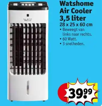 Kruidvat Watshome Air Cooler 3.5 liter aanbieding