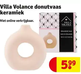 Kruidvat Villa Volance donutvaas keramiek aanbieding