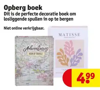 Kruidvat Opberg boek aanbieding