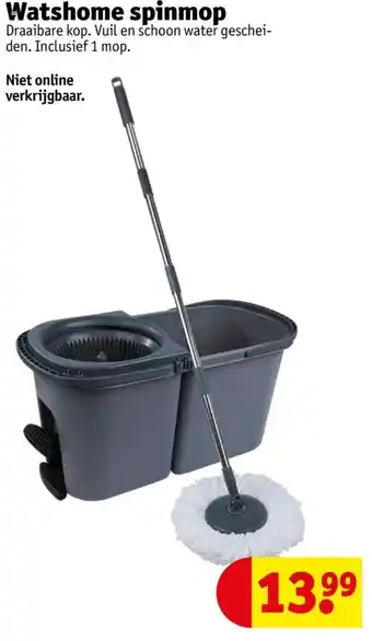 Kruidvat Watshome spinmop aanbieding