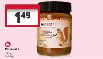 Delhaize Pindakaas aanbieding