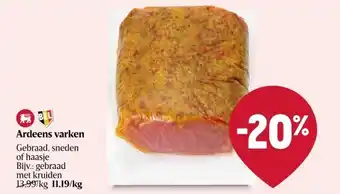 Delhaize Ardeens varken aanbieding