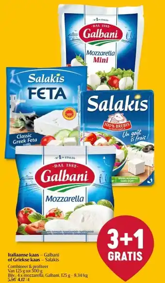 Delhaize Italiaanse kaas aanbieding