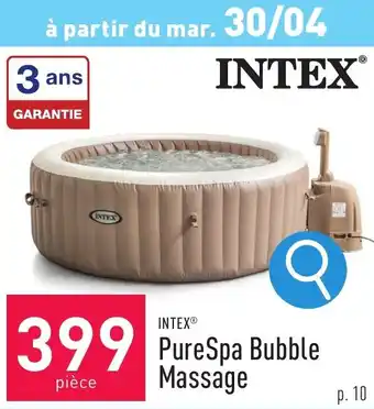 ALDI INTEX PureSpa Bubble Massage aanbieding