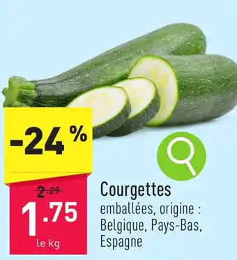 ALDI Courgettes aanbieding