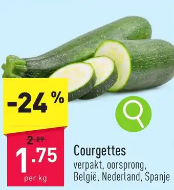 ALDI Courgettes aanbieding