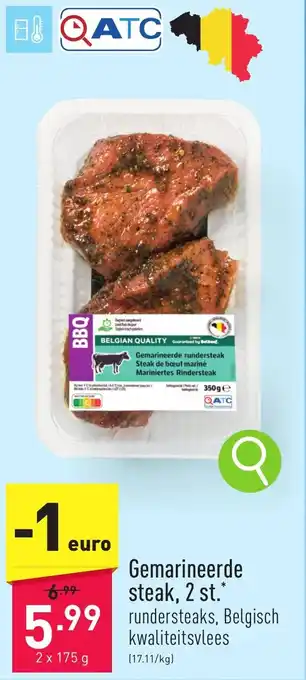 ALDI Gemarineerde steak, 2 x 175g aanbieding