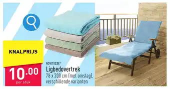 ALDI NOVITESSE Ligbedovertrek aanbieding