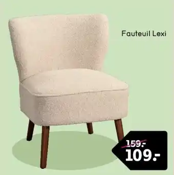 Leen Bakker Fauteuil Lexi aanbieding