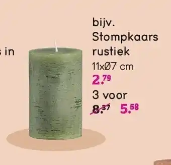 Leen Bakker Stompkaars rustiek aanbieding