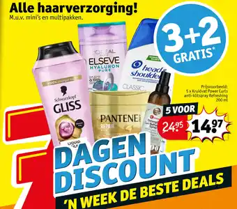 Kruidvat Alle haarverzorging aanbieding