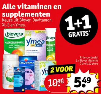 Kruidvat Alle Vitaminen en Supplementen aanbieding