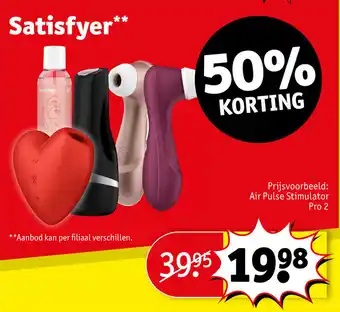 Kruidvat Satisfyer aanbieding