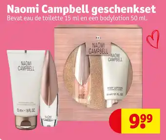 Kruidvat Naomi Campbell geschenkset aanbieding