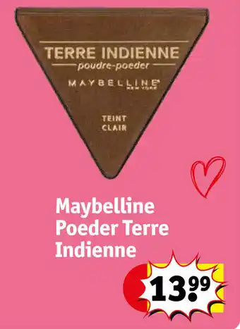 Kruidvat Maybelline Poeder Terre Indienne aanbieding