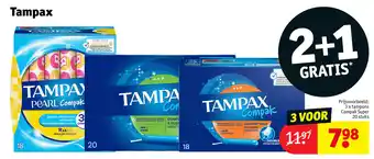 Kruidvat Tampax aanbieding