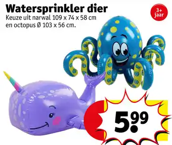 Kruidvat Watersprinkler dier aanbieding