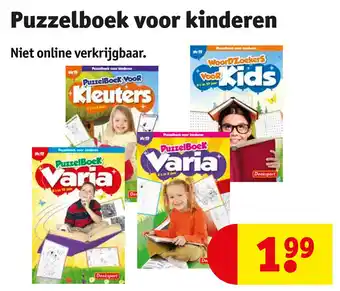 Kruidvat Puzzelboek voor kinderen aanbieding