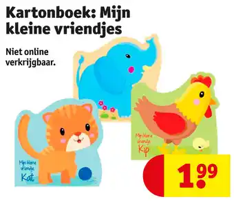 Kruidvat Kartonboek: Mijn kleine vriendjes aanbieding