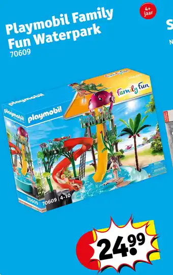 Kruidvat Playmobil Family Fun Waterpark aanbieding