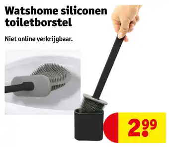 Kruidvat Watshome siliconen toiletborstel aanbieding