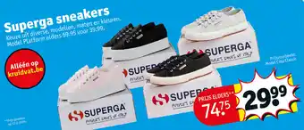 Kruidvat Superga Sneakers aanbieding