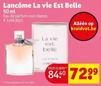 Kruidvat Lancôme La vie Est Belle aanbieding