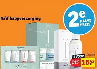 Kruidvat Naïf babyverzorging aanbieding