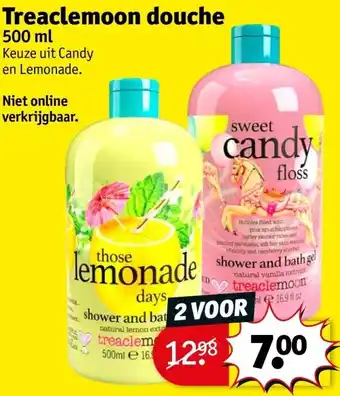 Kruidvat Treaclemoon douche aanbieding