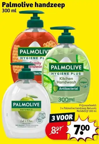 Kruidvat Palmolive handzeep aanbieding