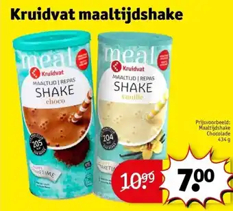 Kruidvat Kruidvat maaltijdshake aanbieding