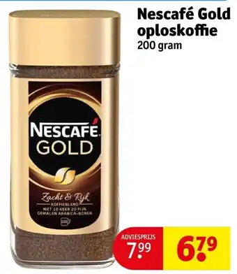 Kruidvat Nescafé Gold oploskoffie aanbieding