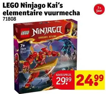 Kruidvat LEGO Ninjago Kai’s elementaire vuurmecha aanbieding