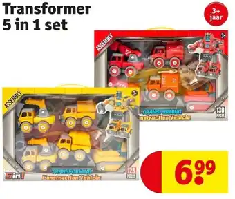 Kruidvat Transformer 5 in 1 set aanbieding