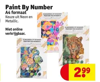 Kruidvat Paint By Number aanbieding