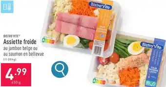 ALDI BISTRO'VITE Assiette froide 450g aanbieding