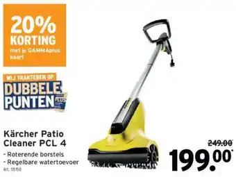 GAMMA Kärcher Patio Cleaner PCL 4 aanbieding