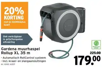 GAMMA Gardena muurhaspel Rollup XL 35 m aanbieding