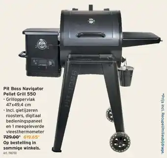 GAMMA Pit Boss Navigator Pellet Grill 550 aanbieding