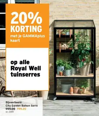 GAMMA City Garden Balkon Serre aanbieding