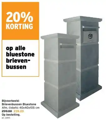 GAMMA Brievenbussen Bluestone aanbieding