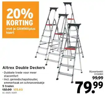 GAMMA Altrex Double Deckers 3 treden aanbieding