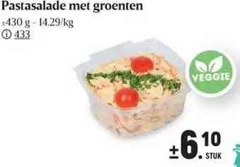 Buurtslagers Pastasalade met groenten aanbieding