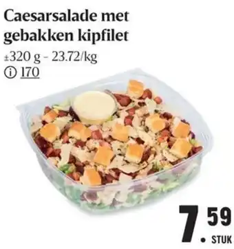 Buurtslagers Caesarsalade met gebakken kipfilet aanbieding