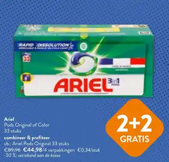 OKay Ariel Pods Original of Color 33 stuks aanbieding