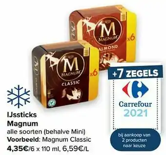 Carrefour Market Magnum classic aanbieding