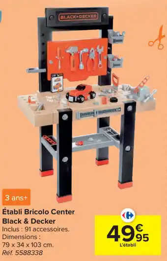Etabli Bricolo Center Black & Decker