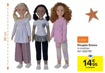 Carrefour Poupee Emma aanbieding
