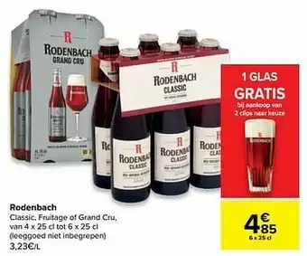 Carrefour Rodenbach classic, fruitage of grand cru aanbieding