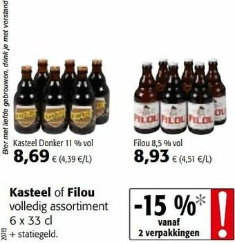 Colruyt Kasteel donker aanbieding